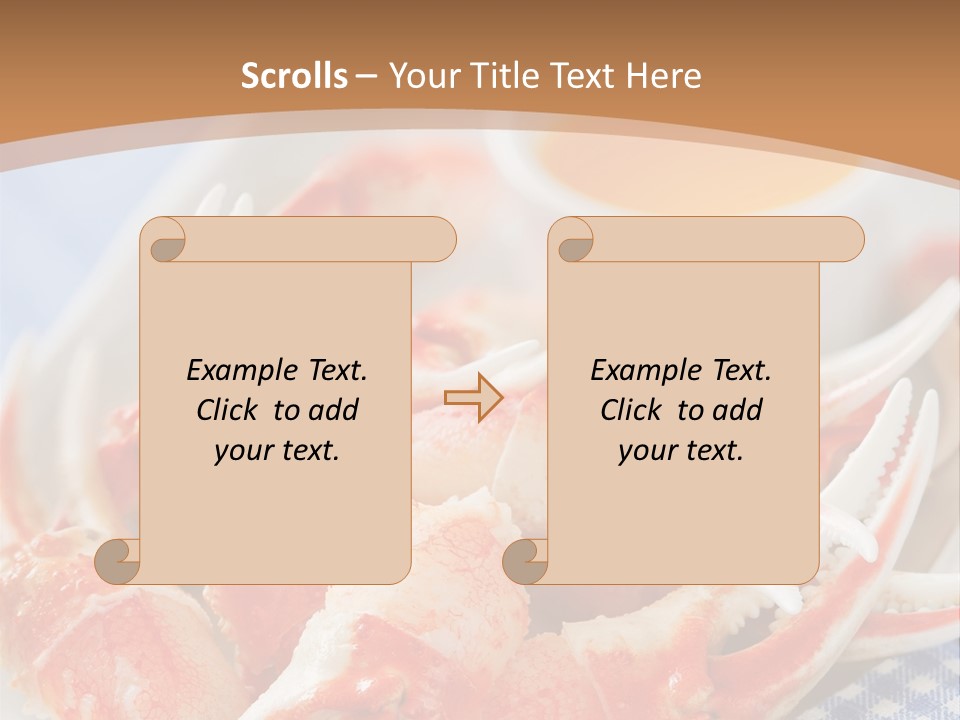 Blue Tasty Dish PowerPoint Template