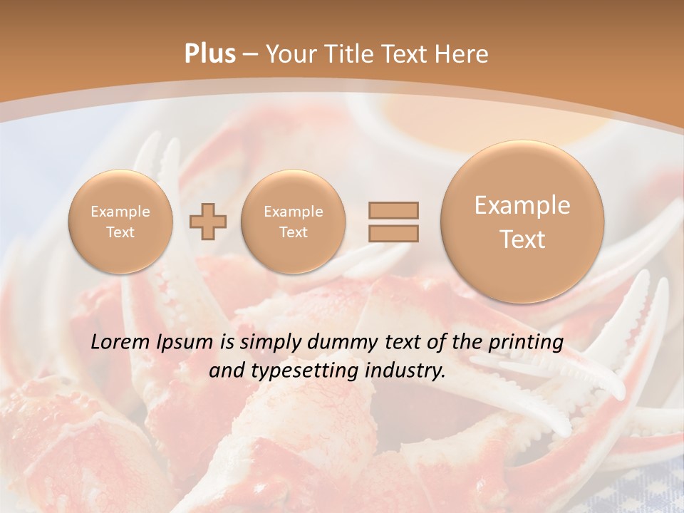 Blue Tasty Dish PowerPoint Template