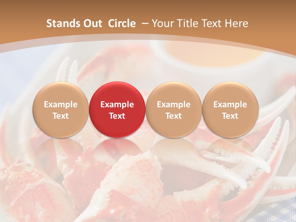 Blue Tasty Dish PowerPoint Template