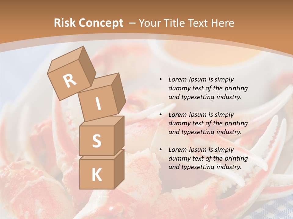 Blue Tasty Dish PowerPoint Template