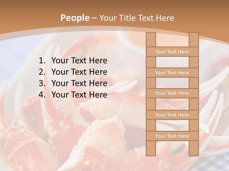 Blue Tasty Dish PowerPoint Template