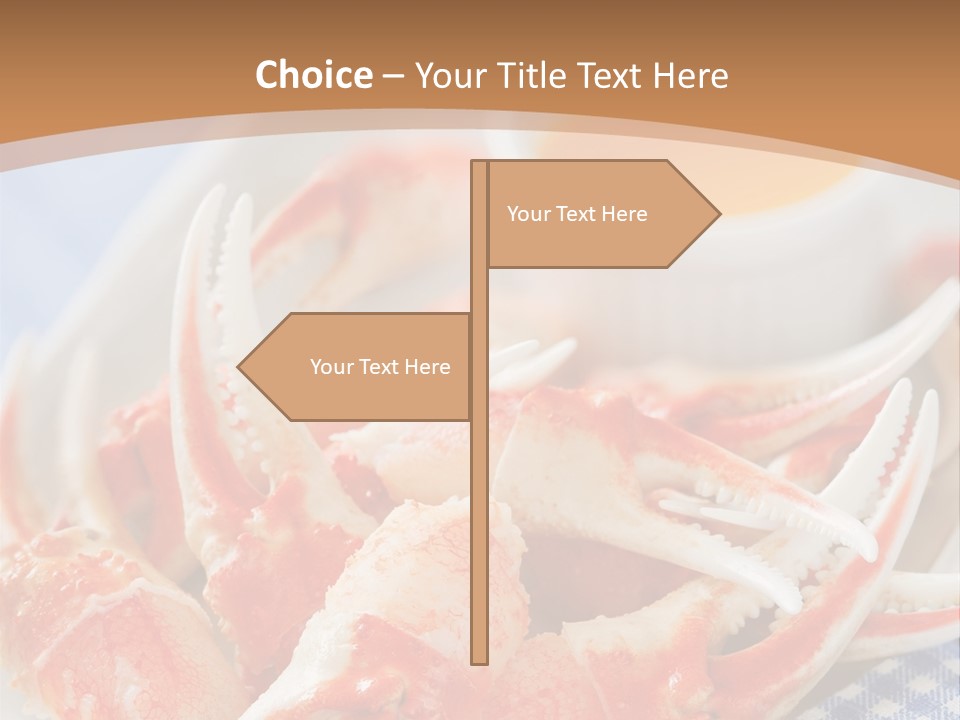 Blue Tasty Dish PowerPoint Template