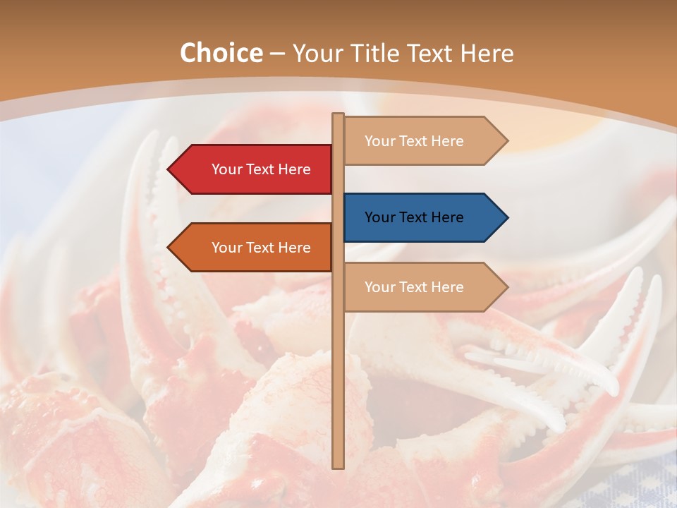 Blue Tasty Dish PowerPoint Template