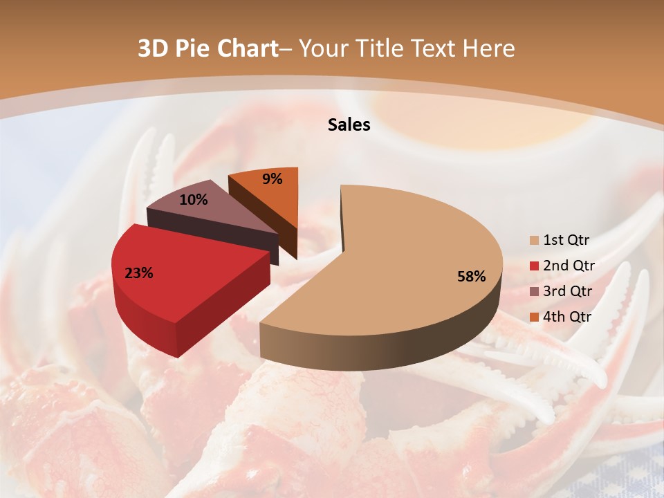 Blue Tasty Dish PowerPoint Template