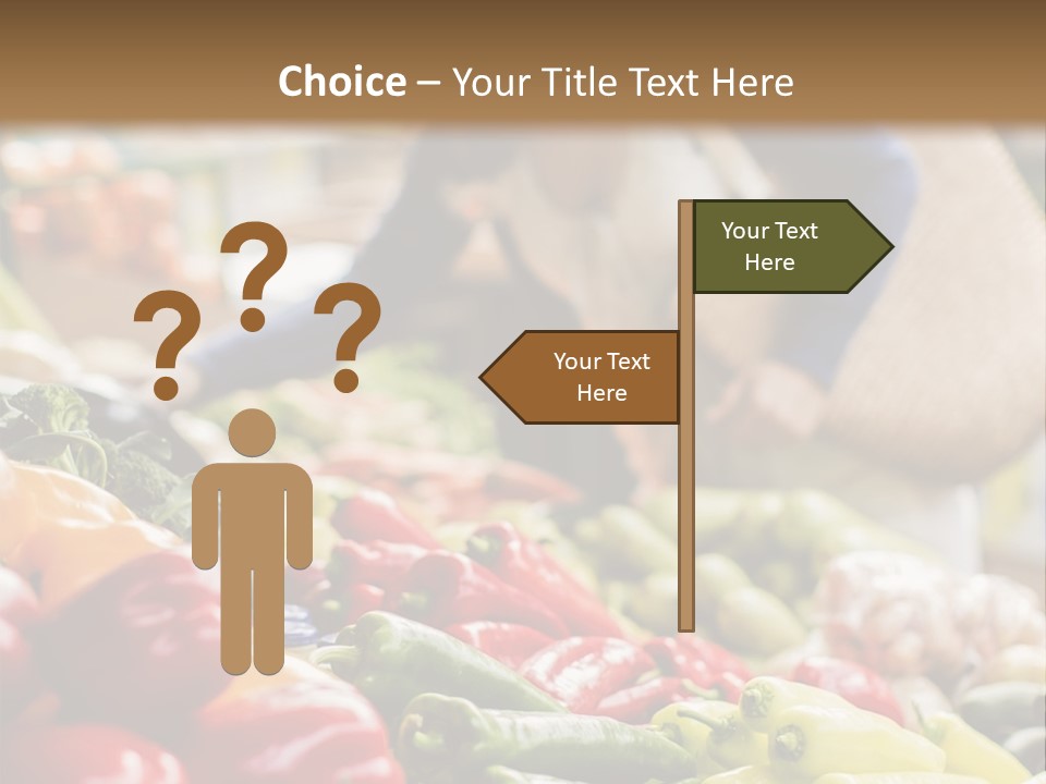 Caucasian Choose Choosing PowerPoint Template