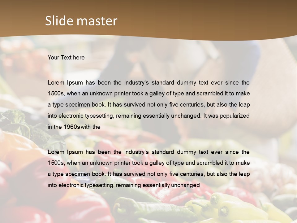 Consumerism Smiling Checking PowerPoint Template