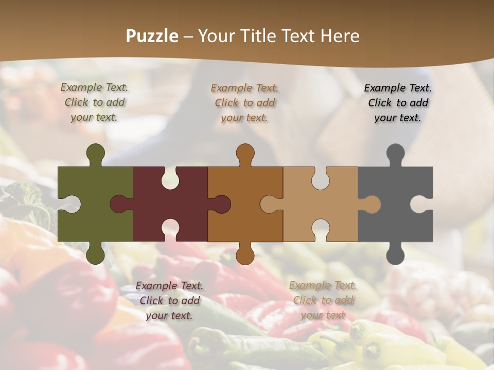Consumerism Smiling Checking PowerPoint Template
