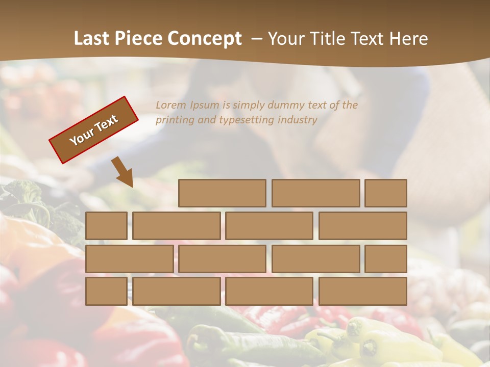 Consumerism Smiling Checking PowerPoint Template