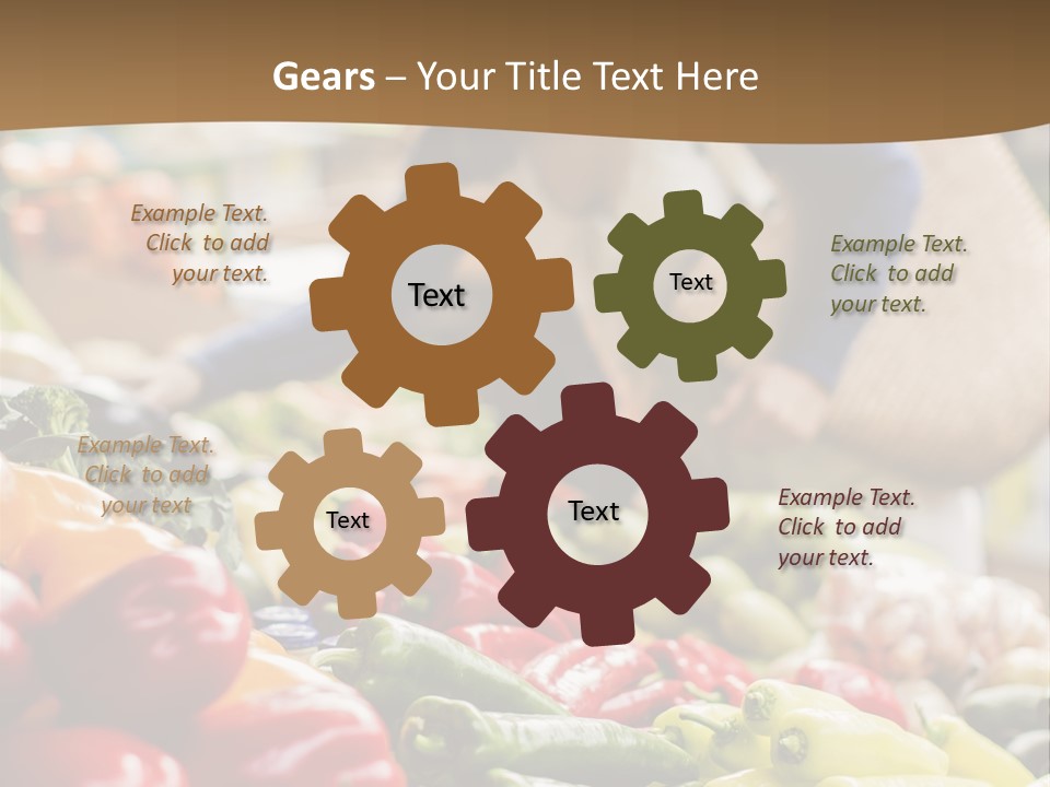 Consumerism Smiling Checking PowerPoint Template