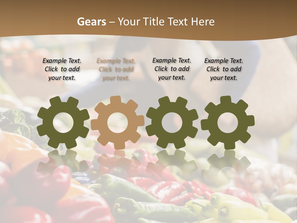 Consumerism Smiling Checking PowerPoint Template