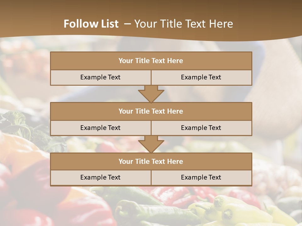 Consumerism Smiling Checking PowerPoint Template