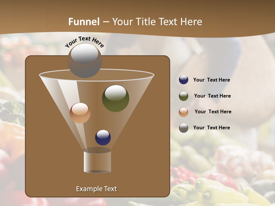 Consumerism Smiling Checking PowerPoint Template