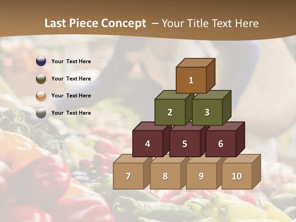 Consumerism Smiling Checking PowerPoint Template
