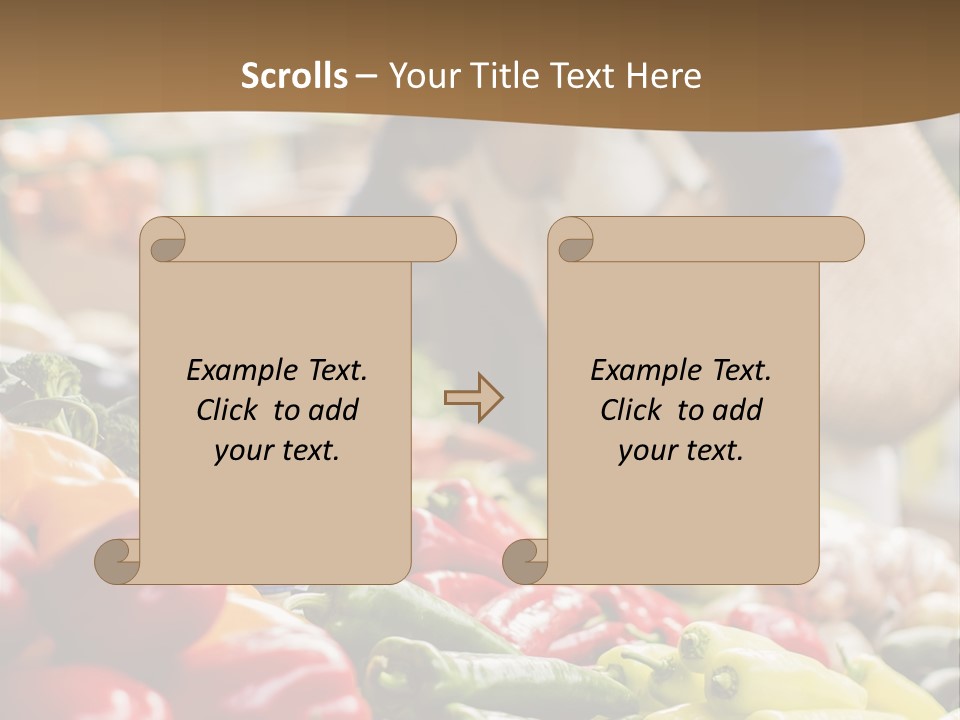 Consumerism Smiling Checking PowerPoint Template