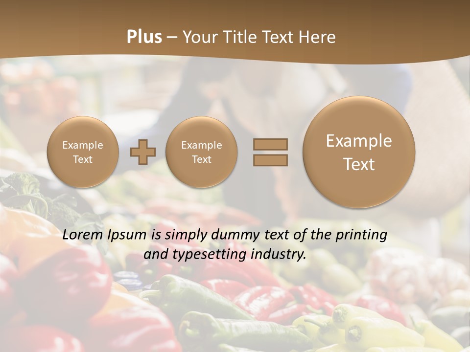 Consumerism Smiling Checking PowerPoint Template