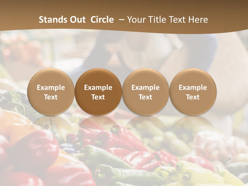 Consumerism Smiling Checking PowerPoint Template
