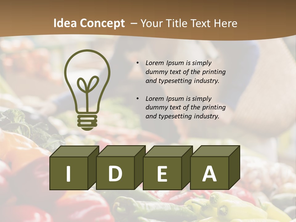 Consumerism Smiling Checking PowerPoint Template