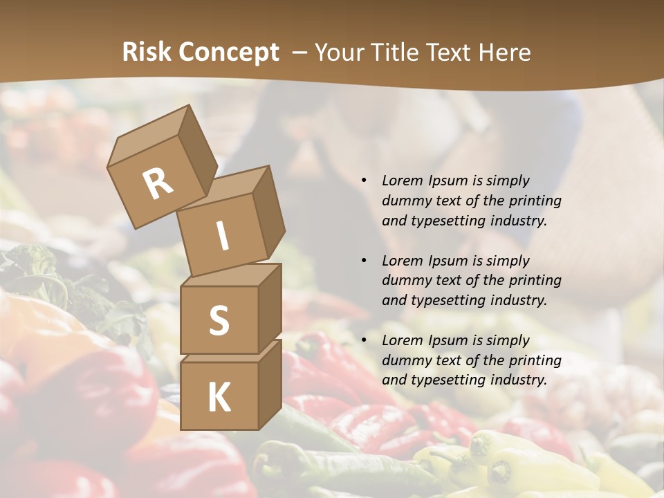 Consumerism Smiling Checking PowerPoint Template
