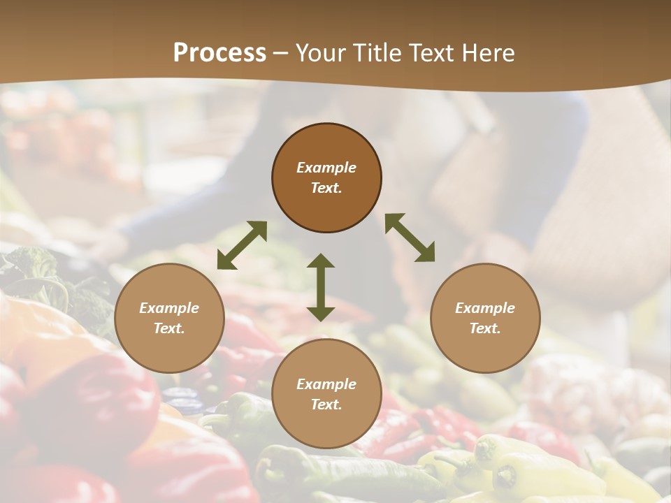 Consumerism Smiling Checking PowerPoint Template