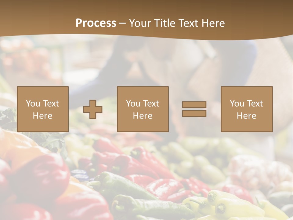 Consumerism Smiling Checking PowerPoint Template
