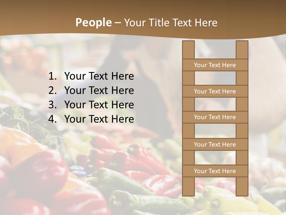 Consumerism Smiling Checking PowerPoint Template
