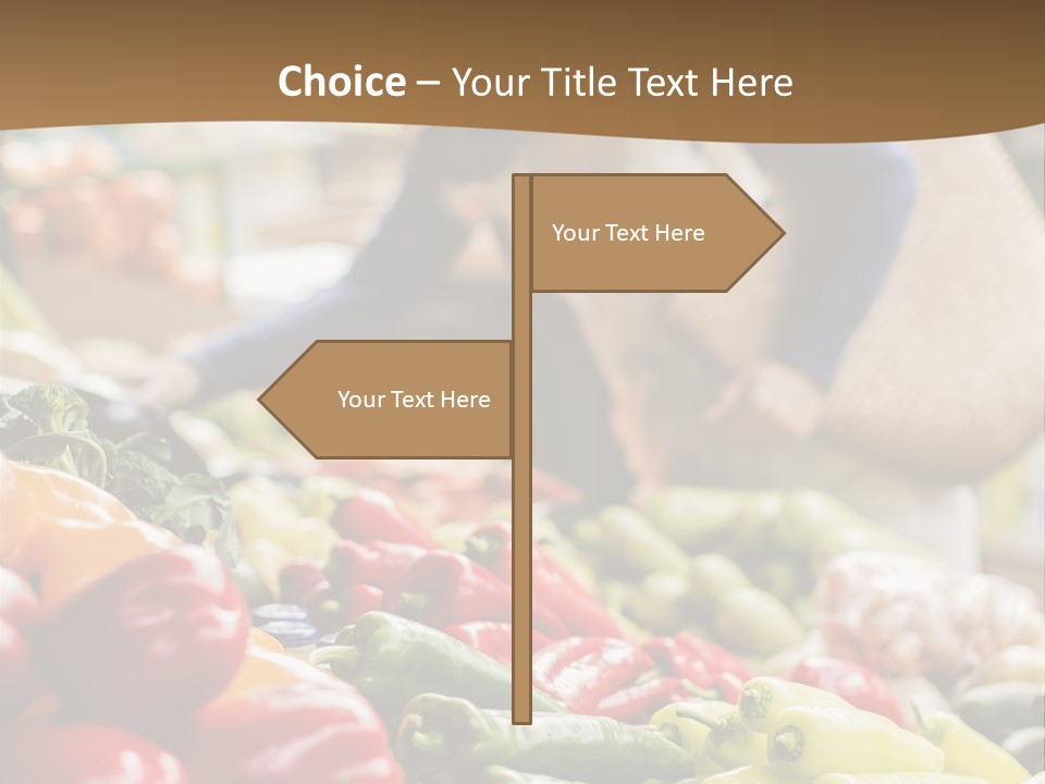 Consumerism Smiling Checking PowerPoint Template