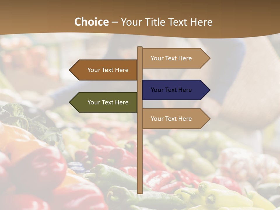 Consumerism Smiling Checking PowerPoint Template