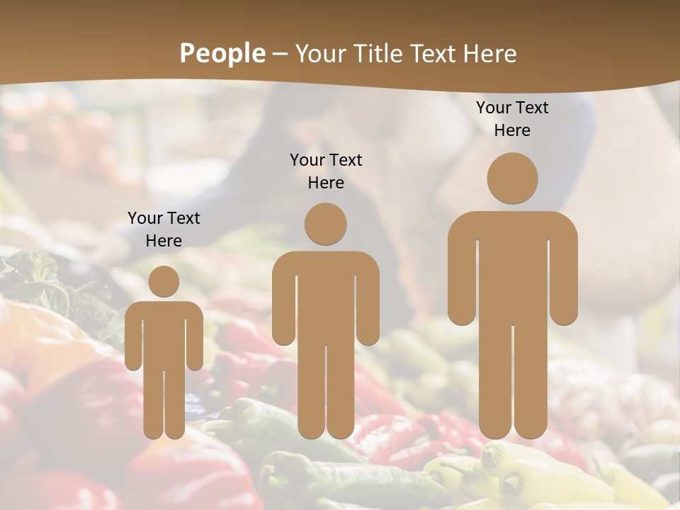 Consumerism Smiling Checking PowerPoint Template