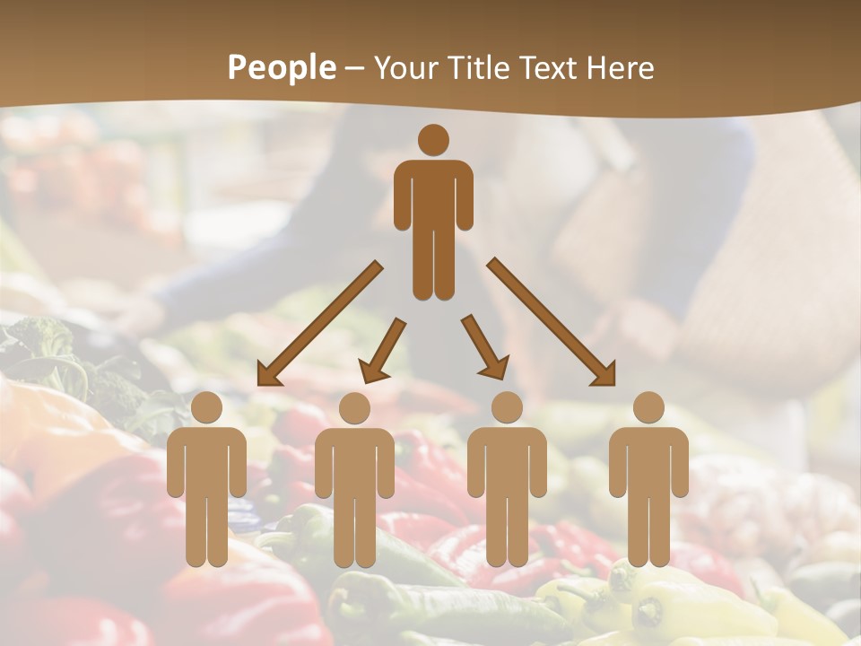 Consumerism Smiling Checking PowerPoint Template