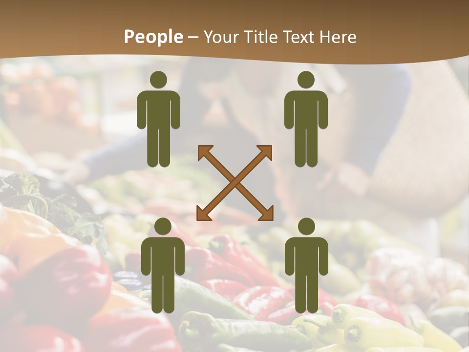 Consumerism Smiling Checking PowerPoint Template