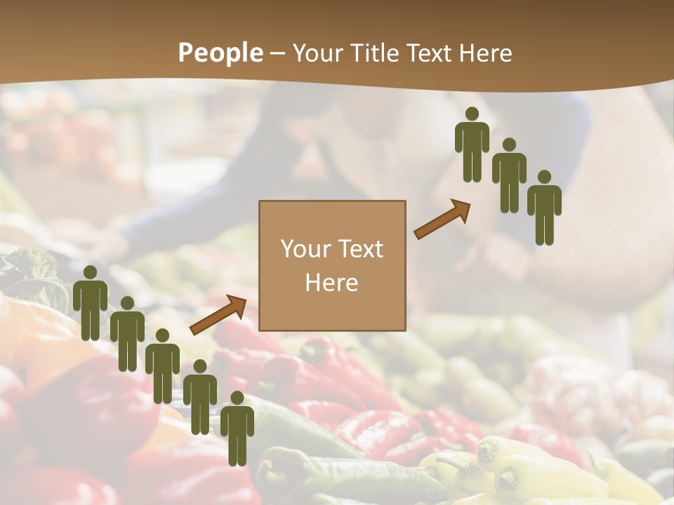 Consumerism Smiling Checking PowerPoint Template