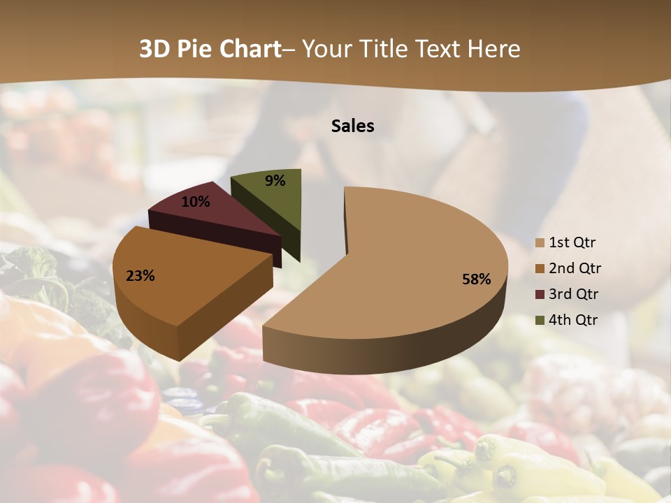 Consumerism Smiling Checking PowerPoint Template