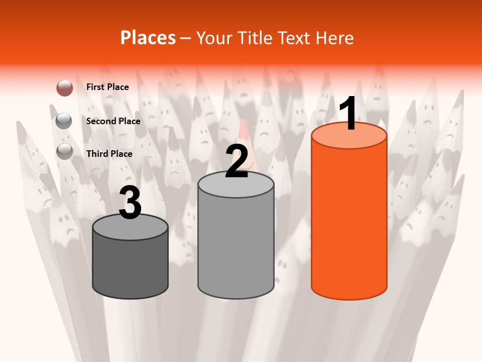 Leader Black Symbol PowerPoint Template