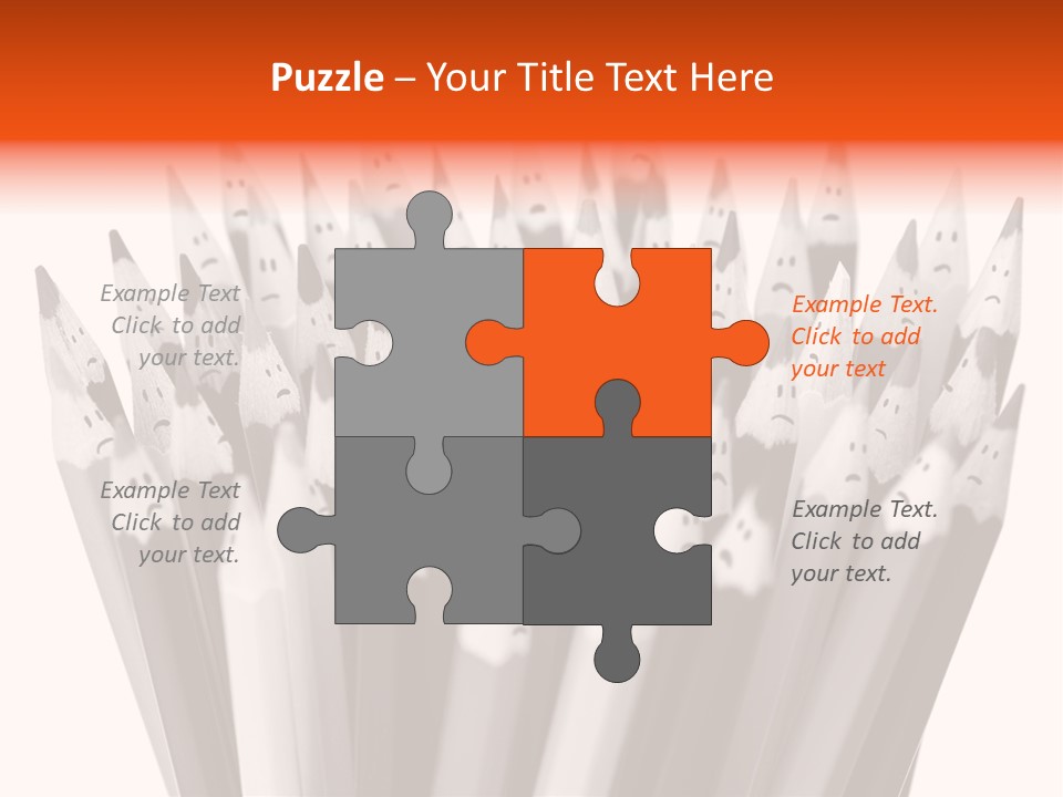 Leader Black Symbol PowerPoint Template