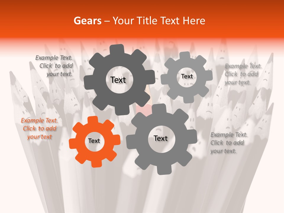 Leader Black Symbol PowerPoint Template