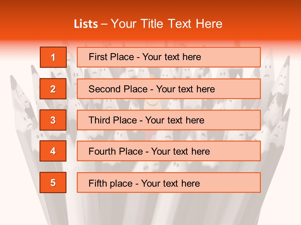 Leader Black Symbol PowerPoint Template
