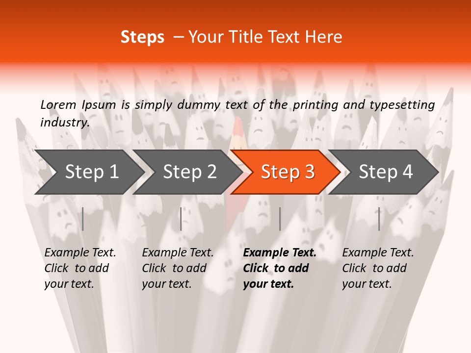 Leader Black Symbol PowerPoint Template