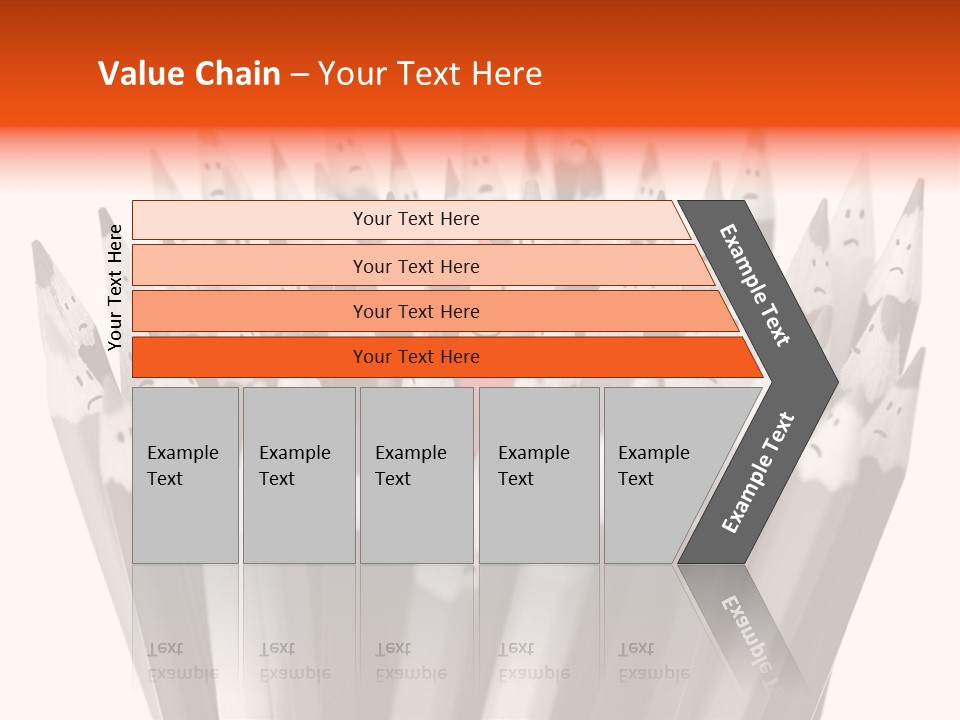 Leader Black Symbol PowerPoint Template