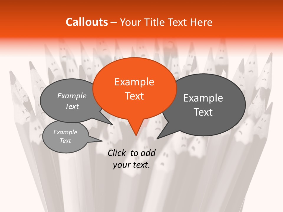 Leader Black Symbol PowerPoint Template