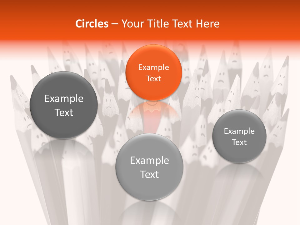 Leader Black Symbol PowerPoint Template