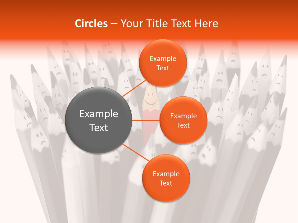 Leader Black Symbol PowerPoint Template