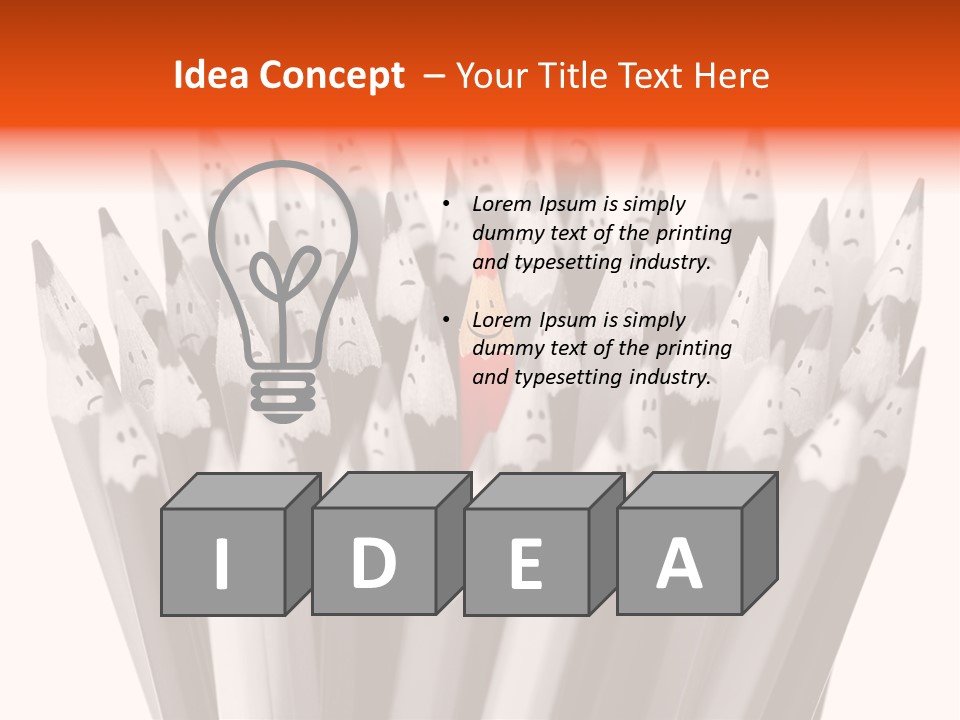 Leader Black Symbol PowerPoint Template