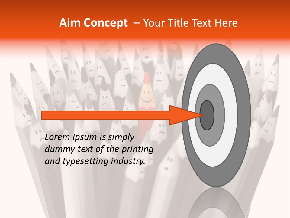 Leader Black Symbol PowerPoint Template