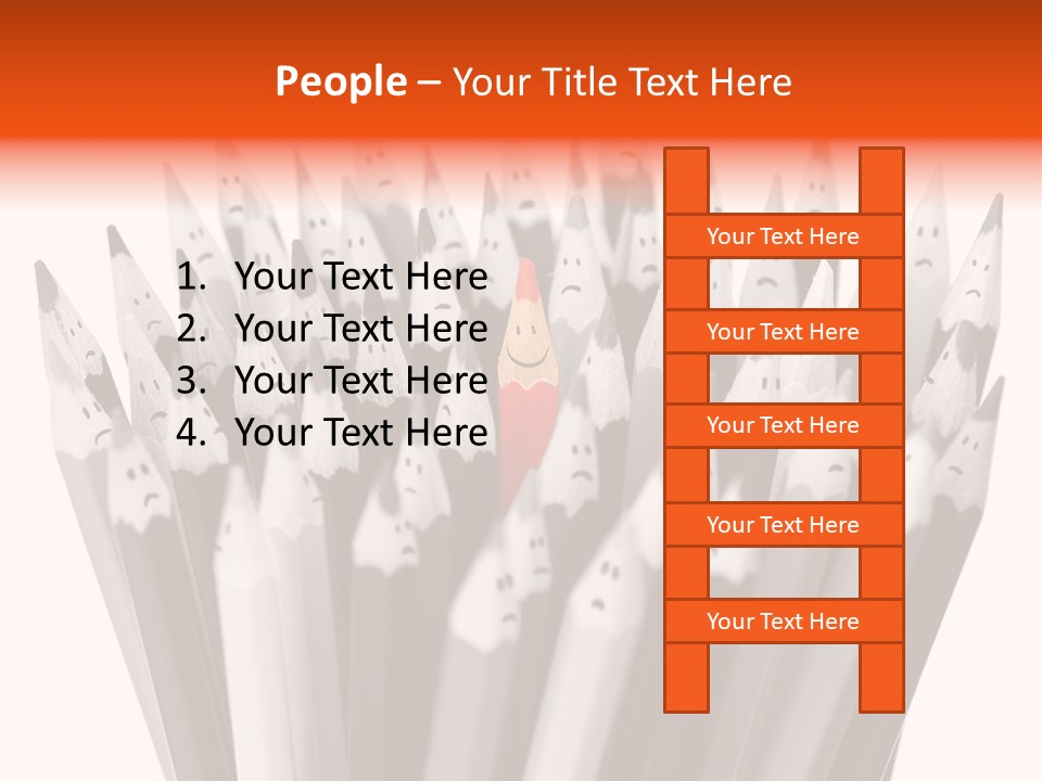 Leader Black Symbol PowerPoint Template