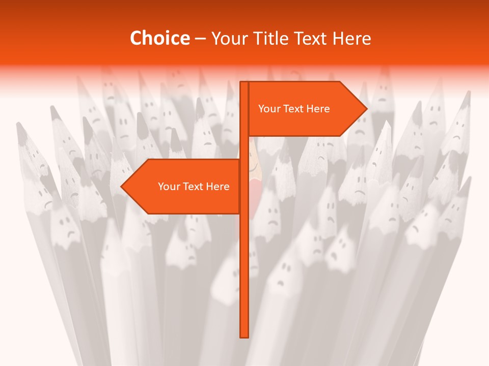 Leader Black Symbol PowerPoint Template