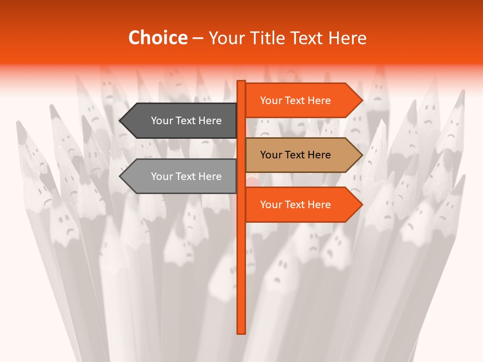 Leader Black Symbol PowerPoint Template