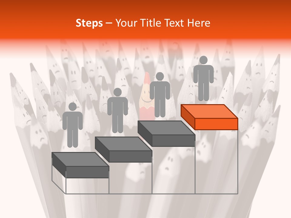 Leader Black Symbol PowerPoint Template