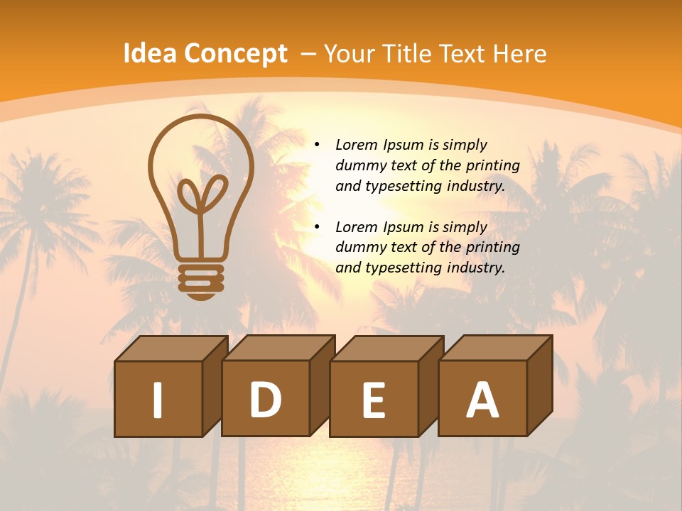 Landscape Season Summer PowerPoint Template