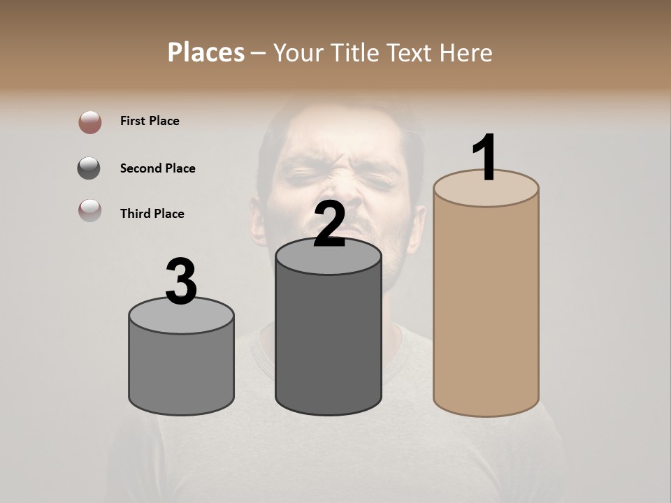 Beard Toning Bad Smell PowerPoint Template