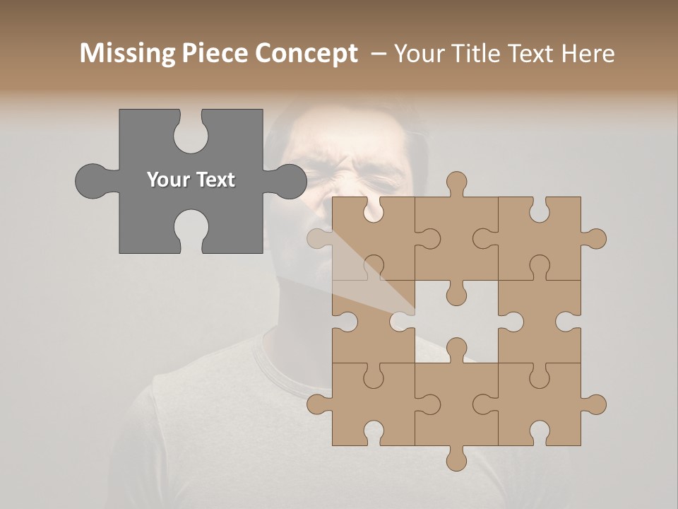 Beard Toning Bad Smell PowerPoint Template